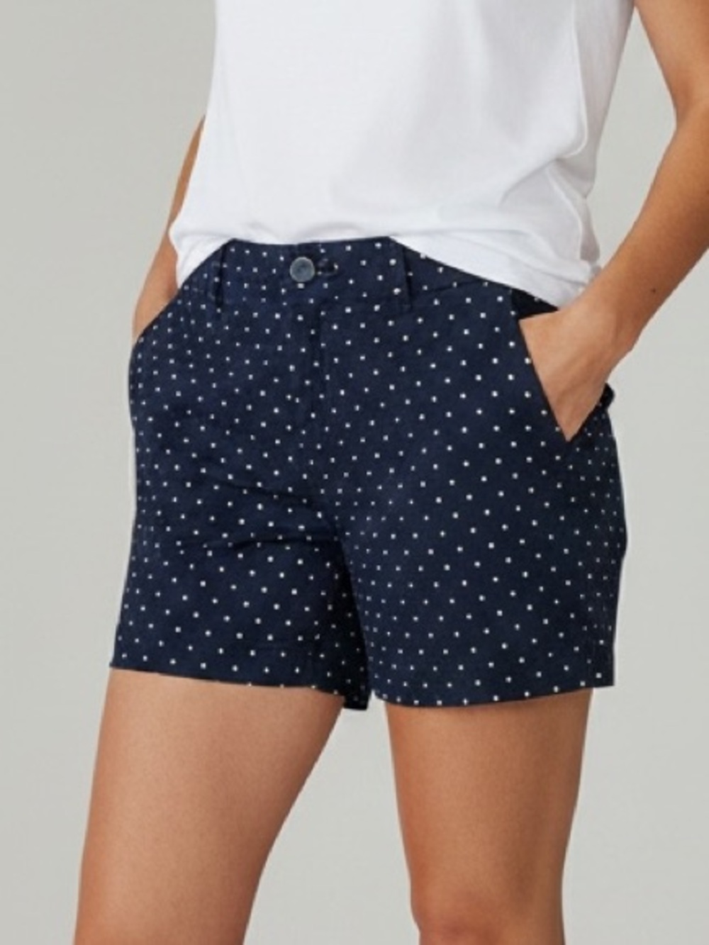 Tommy Hilfiger Navy Blue Polka Dot Shorts